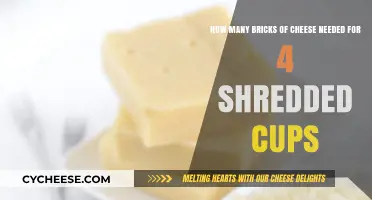Cheese Conversion: Bricks to Cups