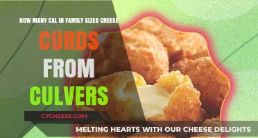 Culver's Family-Sized Cheese Curds: Uncovering the Calorie Count