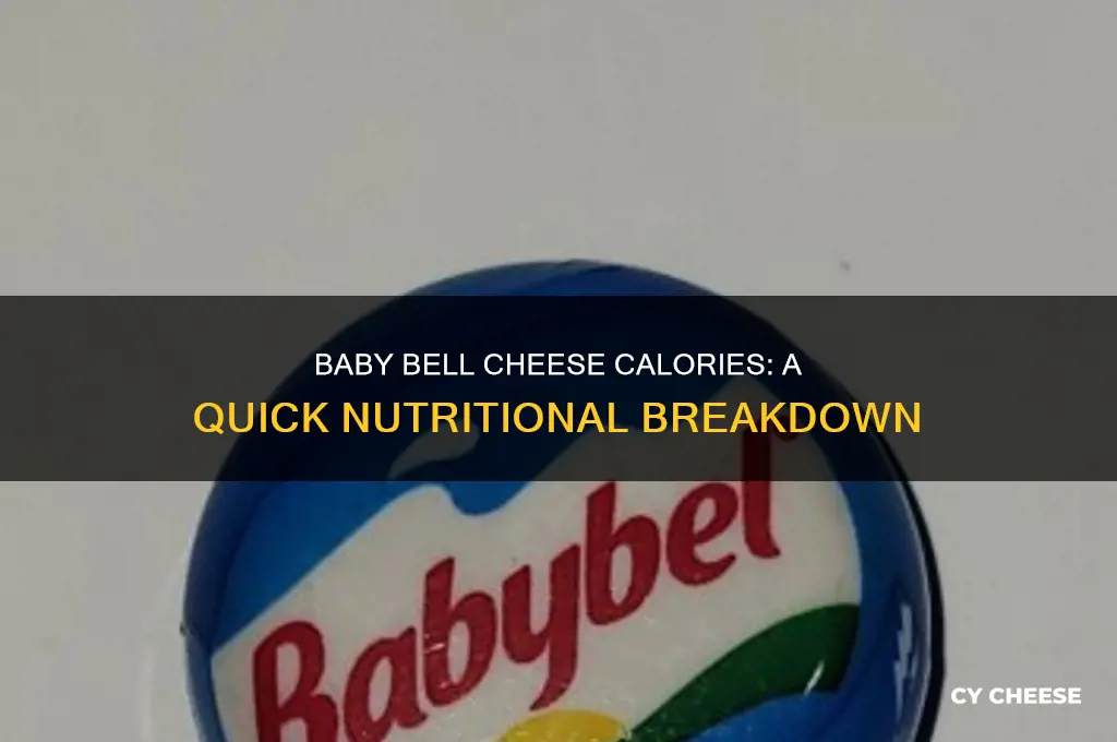 how many caleries in a baby bell cheese