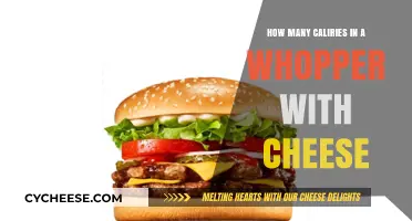 Calories in a Whopper with Cheese: Nutritional Breakdown Revealed