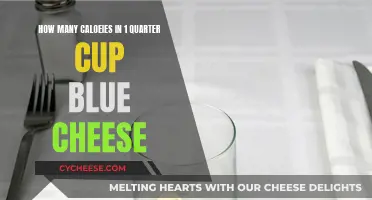 Blue Cheese Calories: A Quarter Cup's Worth