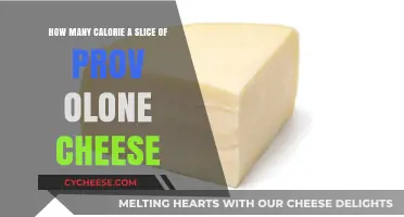 Calorie Count of Provolone Cheese Slices