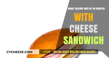 Cheese Sandwich Calories: A Healthy Quarter-Pounder?