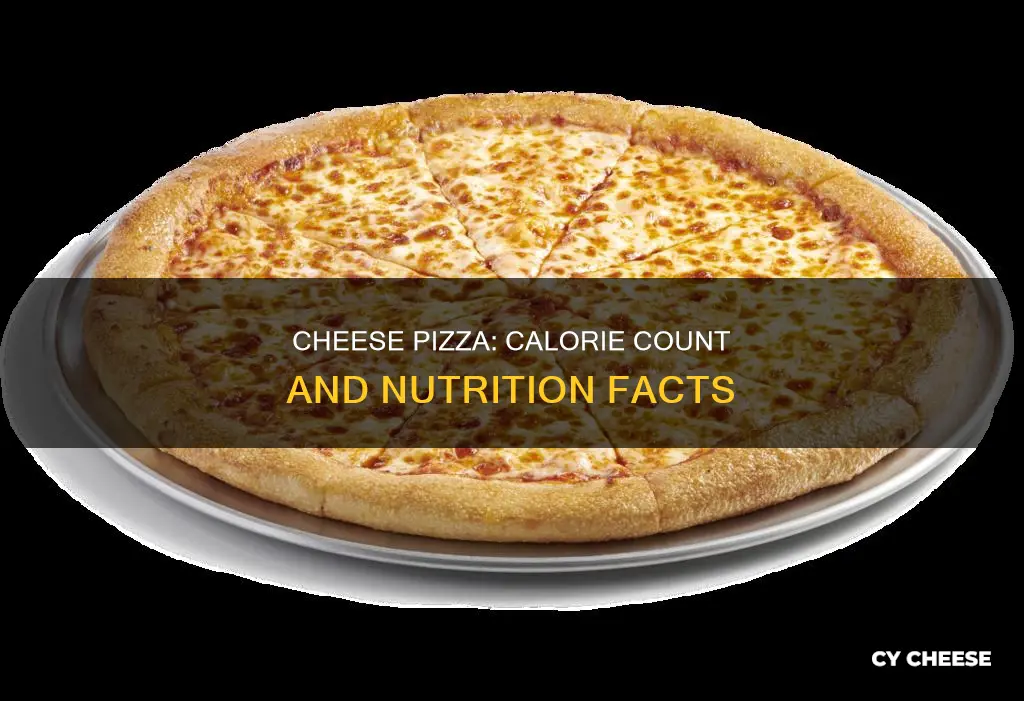 how many caloriea in cheese pizza