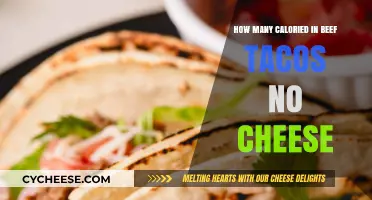 Tasty Beef Tacos: Calorie Count Without Cheese