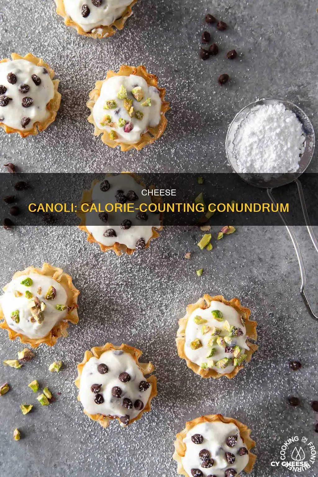 how many calories 8n cheese canoli