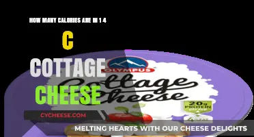 Cottage Cheese Calories: Uncovering the Count in 1/4 Cup Serving