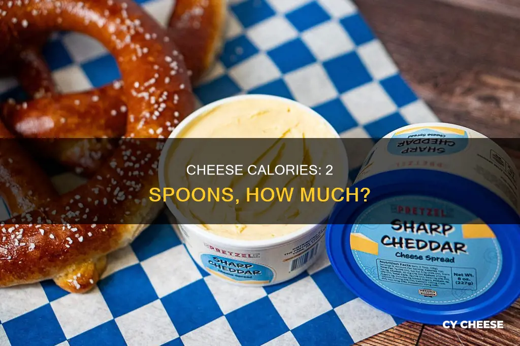 how many calories are in 2 table spoon cheese