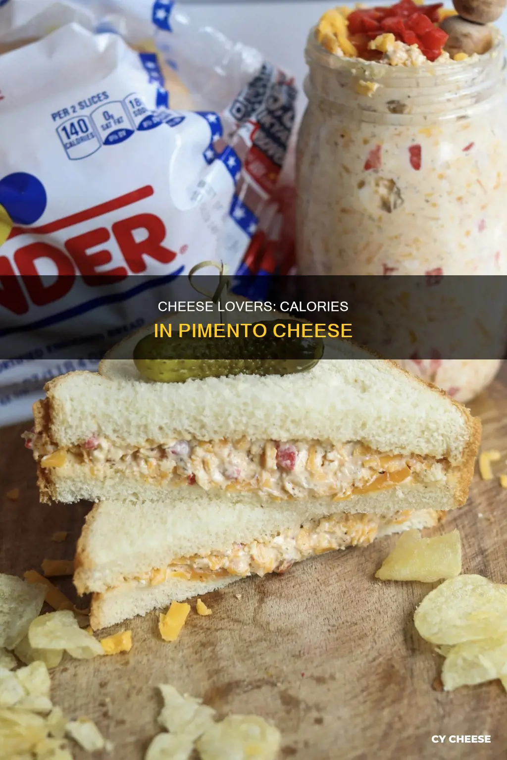 how many calories are in 2 tablespoons of pimento cheese