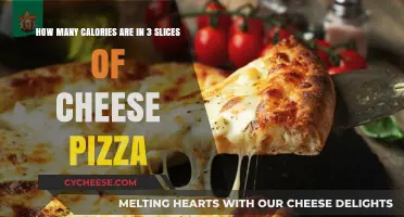 Cheese Pizza: Calories in Three Slices