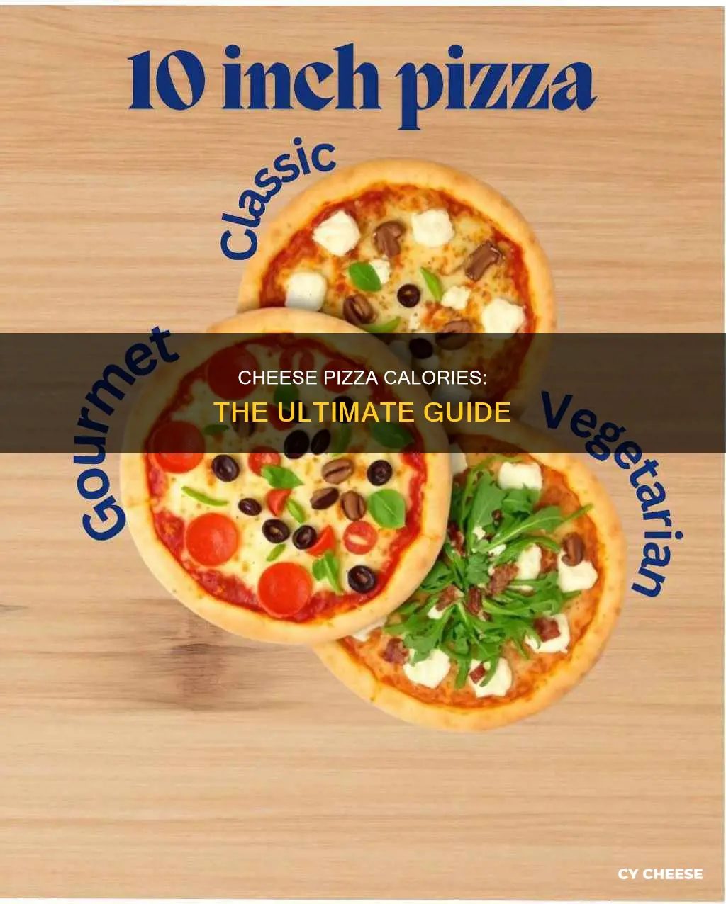 how many calories are in a 10 inch cheese pizza