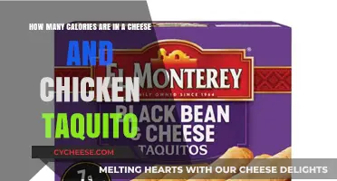 Tasty Taquito Calories: Chicken and Cheese Edition