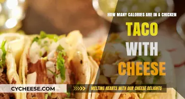Cheesy Chicken Taco: Calorie Breakdown