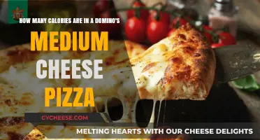 Cheese Pizza Calories: Domino's Medium Size