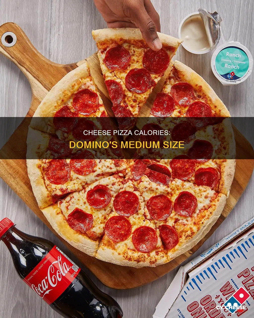 how many calories are in a domino