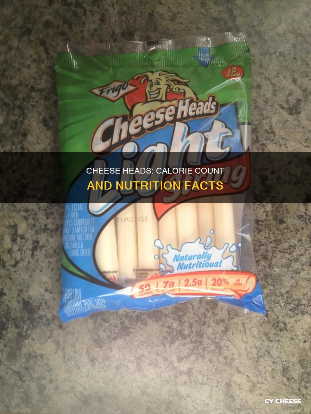 how many calories are in a frigo cheese head