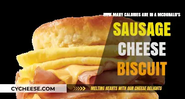McDonald's Sausage Cheese Biscuit: Calorie-laden Morning Munchies