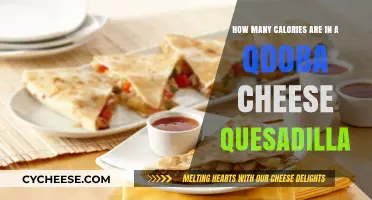 Cheese Quesadilla Calories: Qdoba's Delicious Indulgence