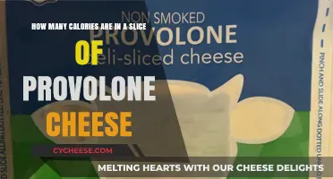 Cheese Lovers: Calories in a Provolone Slice