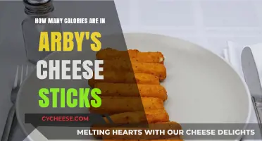 Cheese Sticks Calories: Arby's Style
