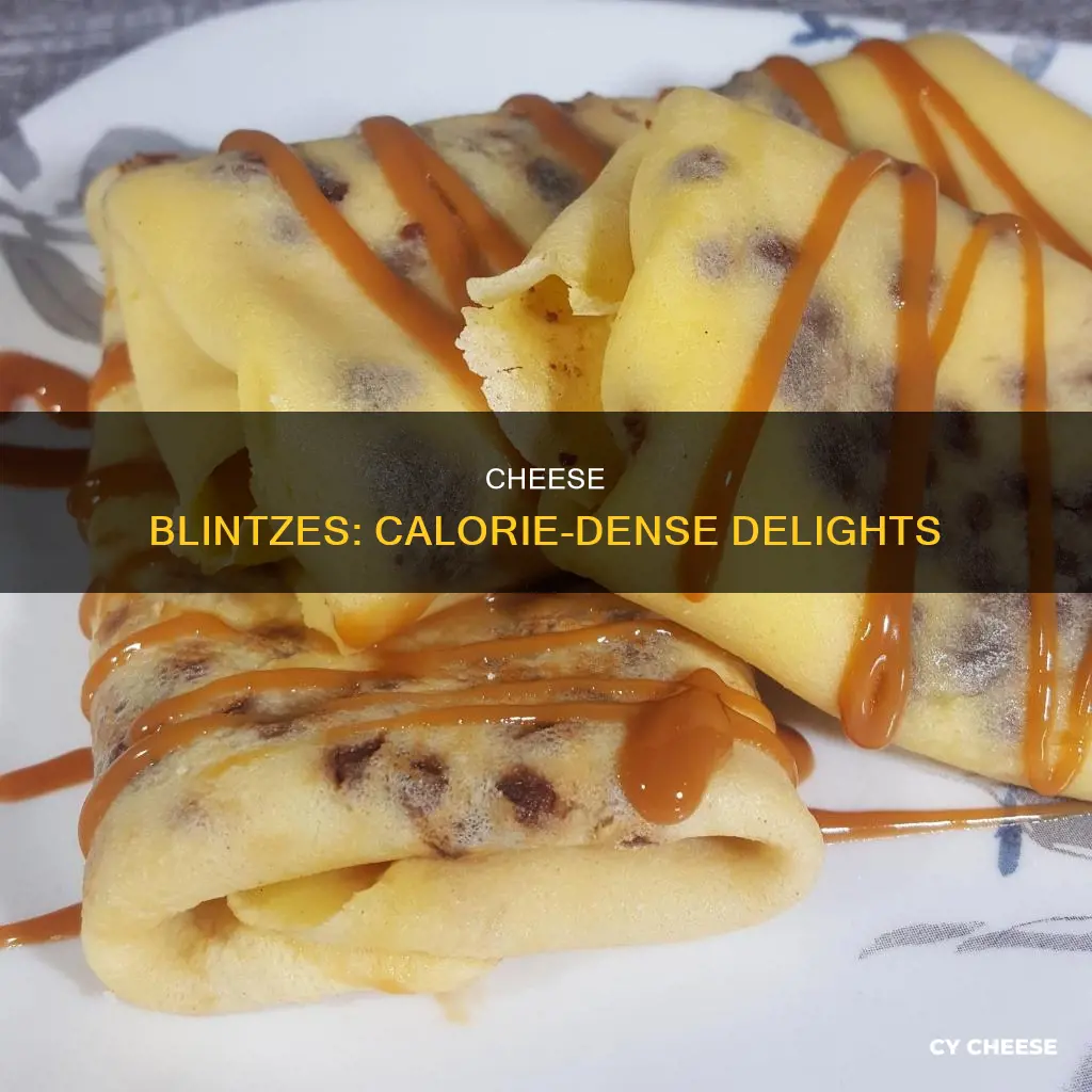 how many calories are in cheese blintzes