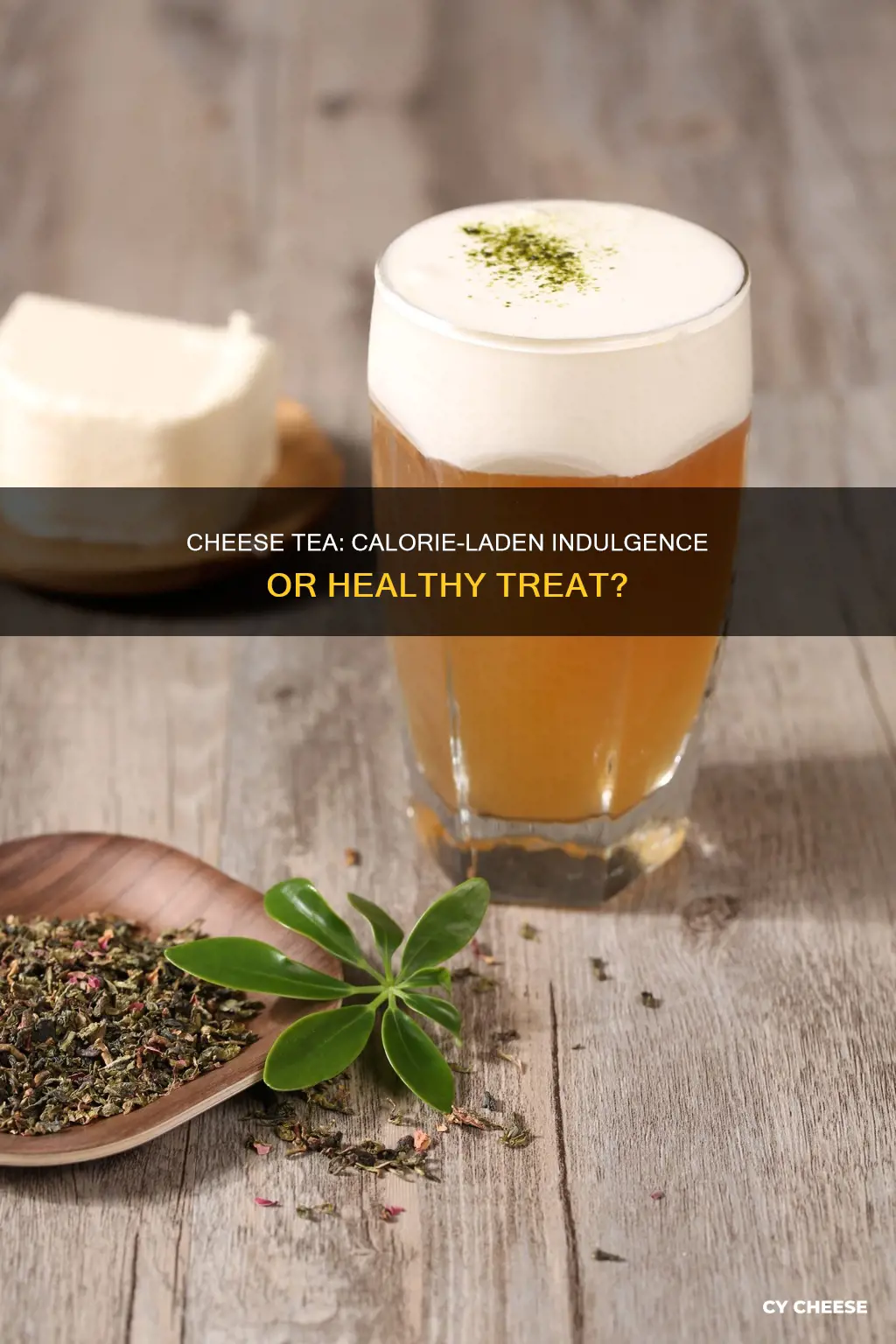 how many calories are in cheese tea