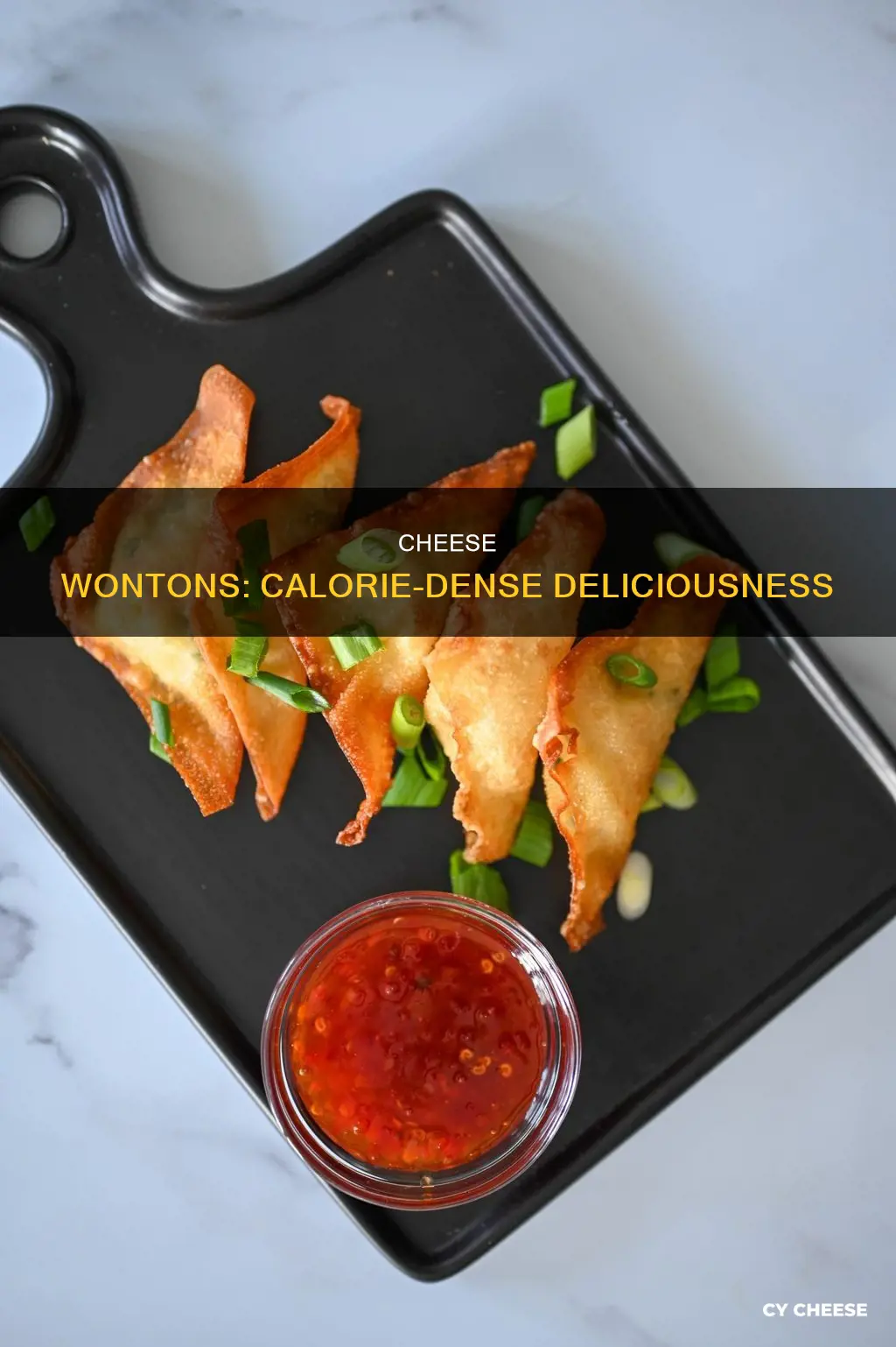 how many calories are in cheese wontons
