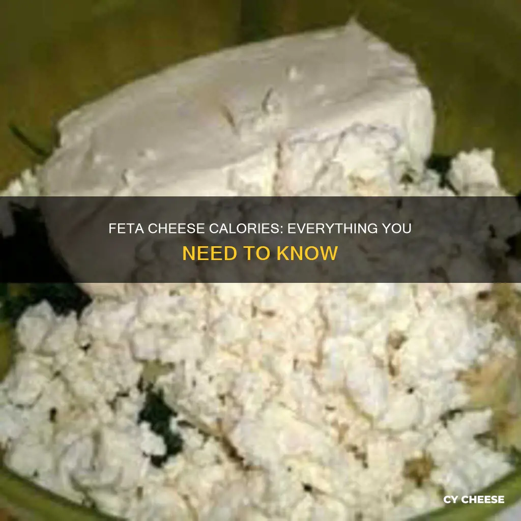 how many calories are in feta cheese