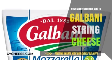String Cheese Calories: Galbani's Nutritional Breakdown