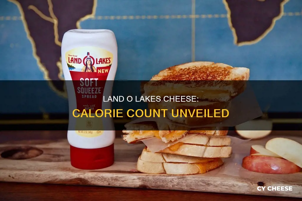 how many calories are in land o lakes yellow cheese