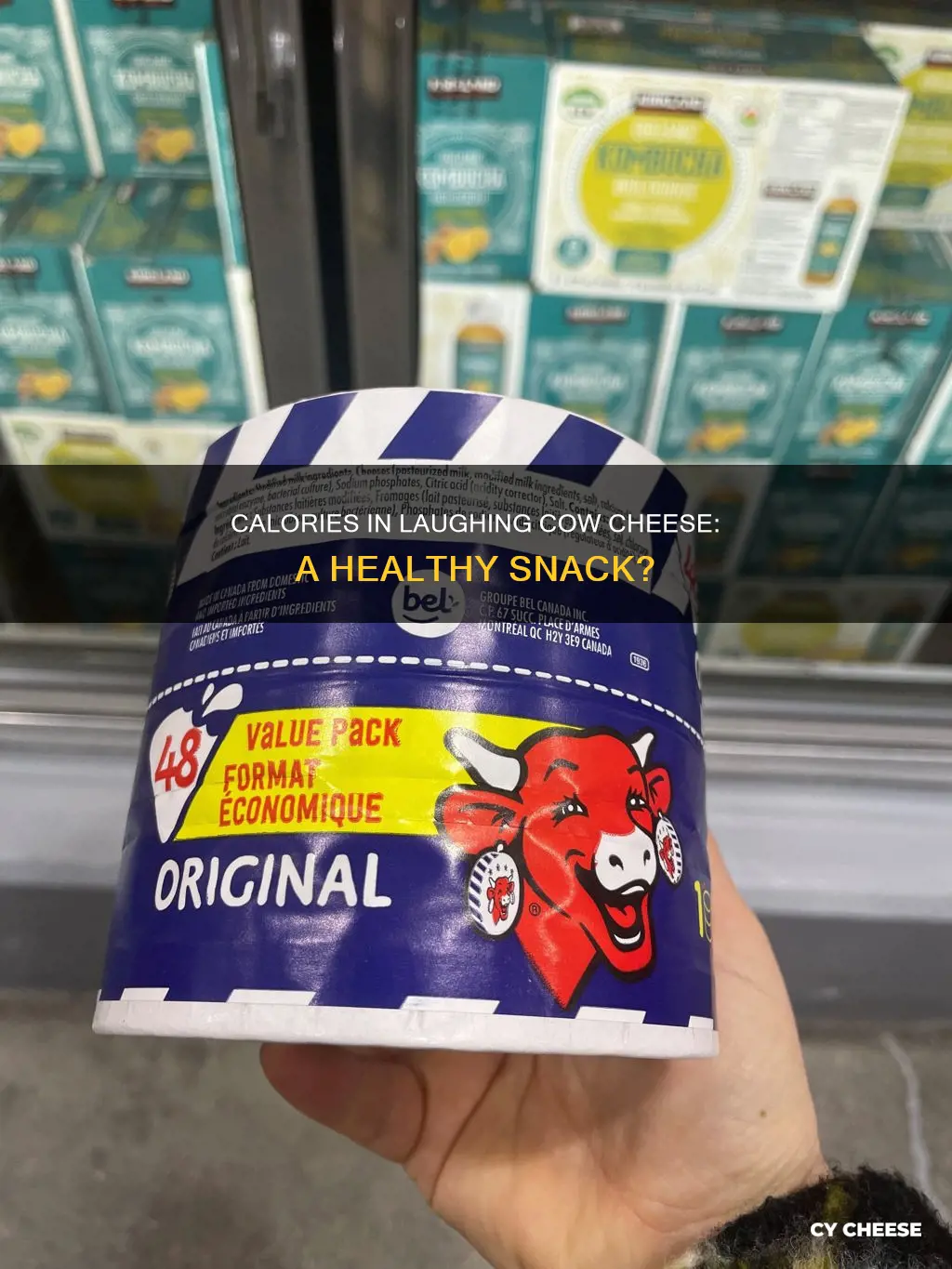how many calories are in laughing cow cheese