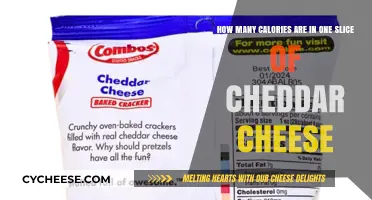 Calorie Count of Cheddar Cheese Slices