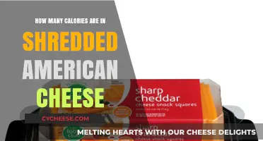 Calorie Count of Shredded American Cheese