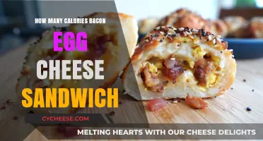 Bacon, Egg, Cheese: Calorie-Loaded Breakfast Sandwich