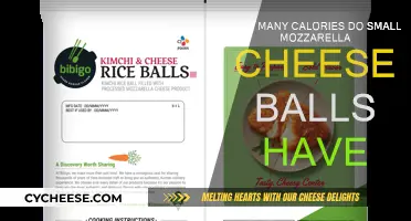 Small Mozzarella Balls: Calorie Count Unveiled