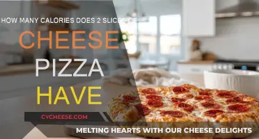 Cheese Pizza: Calories in Two Slices