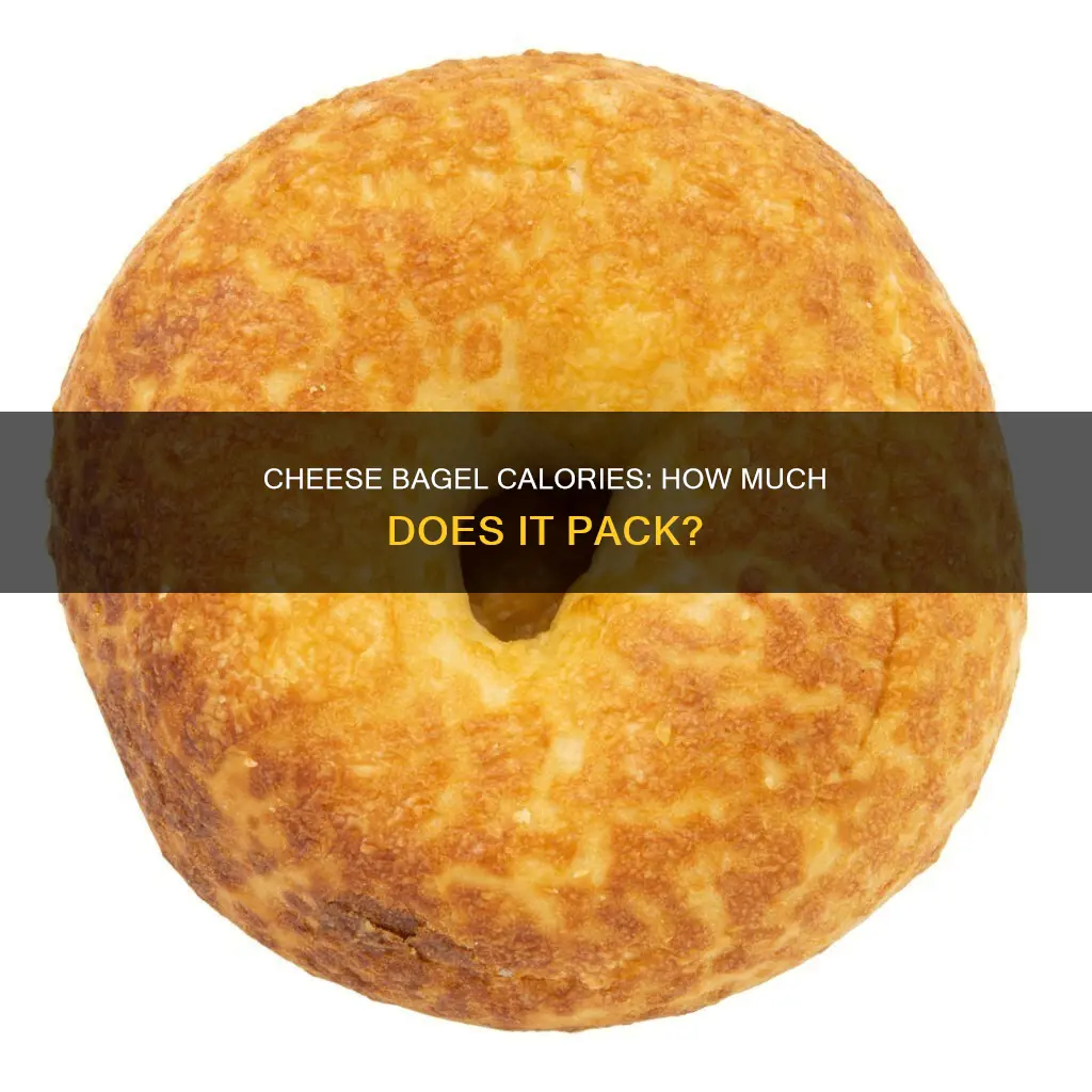 how many calories does a cheese bagel have