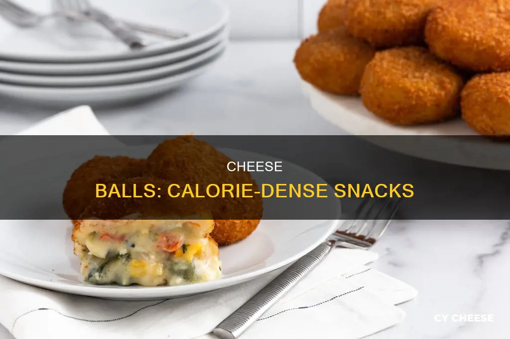 how many calories does a cheese ball have