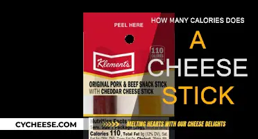 Cheese Sticks: Calorie Count and Nutrition Facts