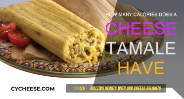 Cheese Tamales: Calorie Count and Nutrition Facts