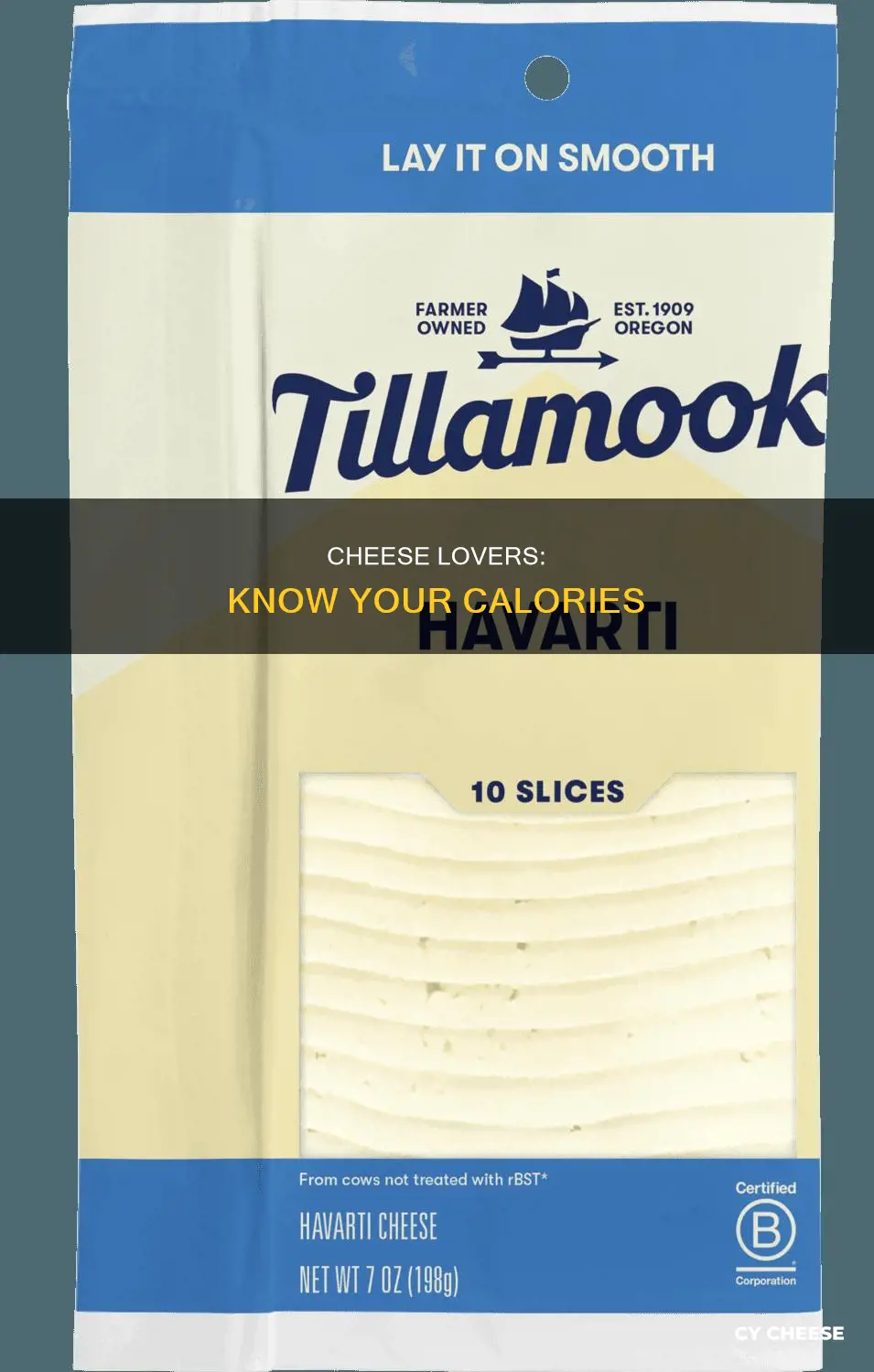 how many calories does a slice of yellow cheese have