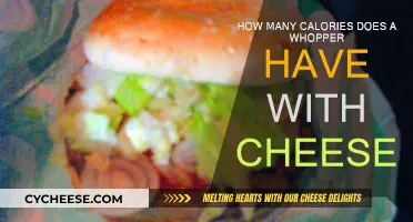 Whopper With Cheese: Calorie Count Unveiled