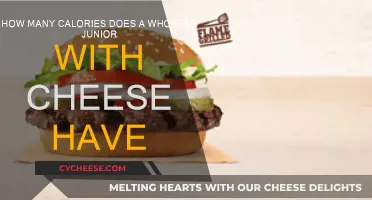 Whopper Junior With Cheese: Calorie Count Unveiled