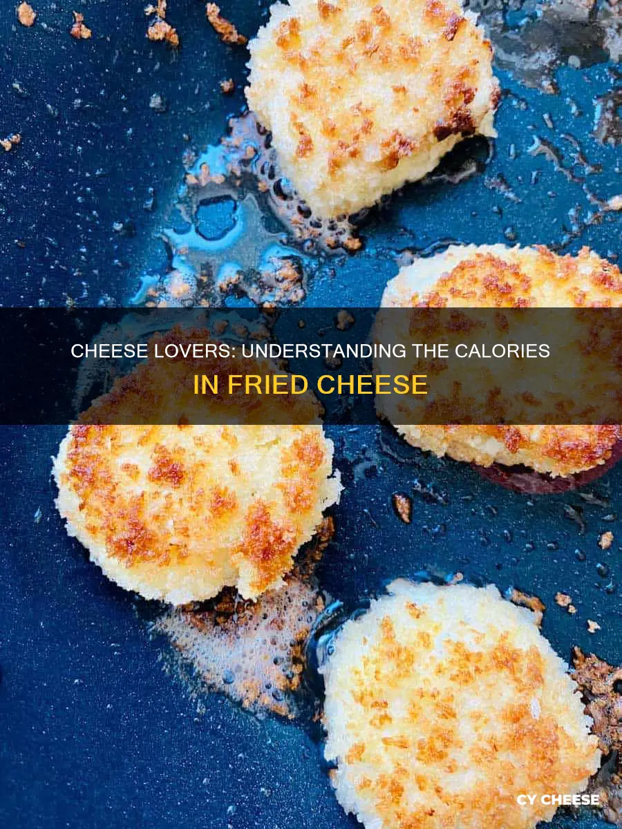 how many calories does fried cheese have