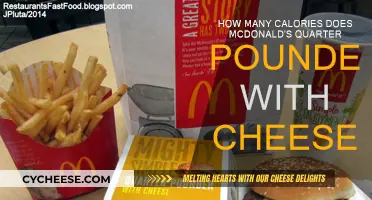 McDonald's Quarter Pounder: Calories and Nutrition Facts