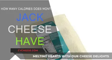 Monterey Jack Cheese: Calorie Count and Nutrition Facts
