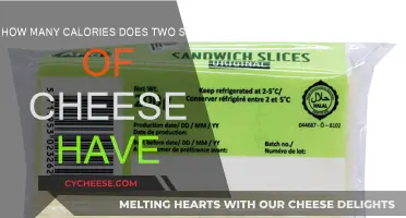 Cheese Calories: How Much in Two Slices?