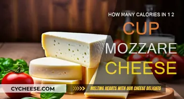 Calorie Count: Mozzarella Cheese Half-Cup