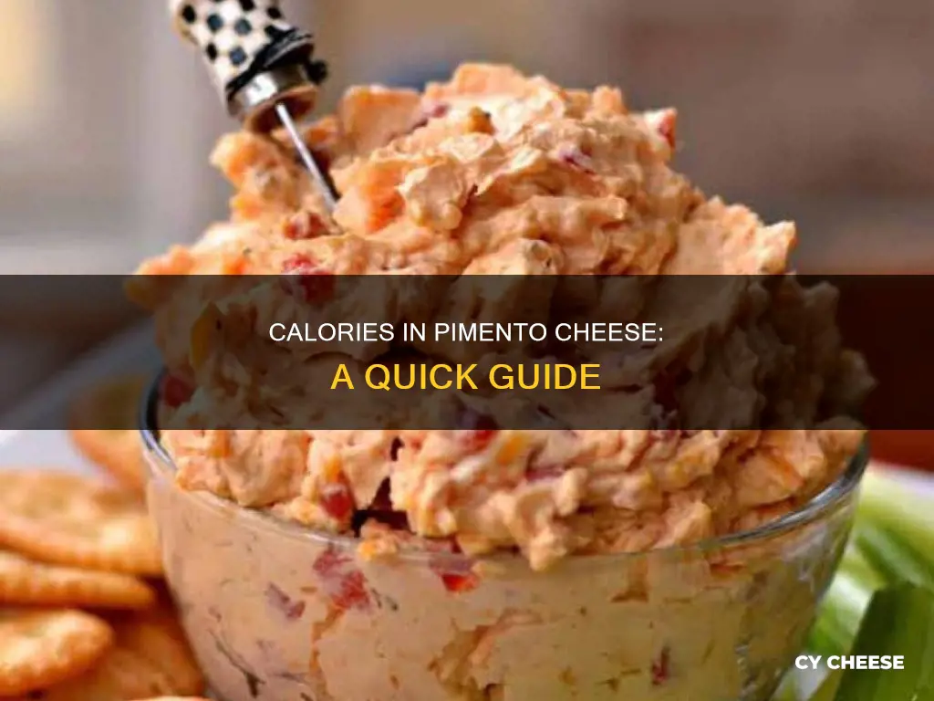 how many calories in 1 2 oz of pimento cheese