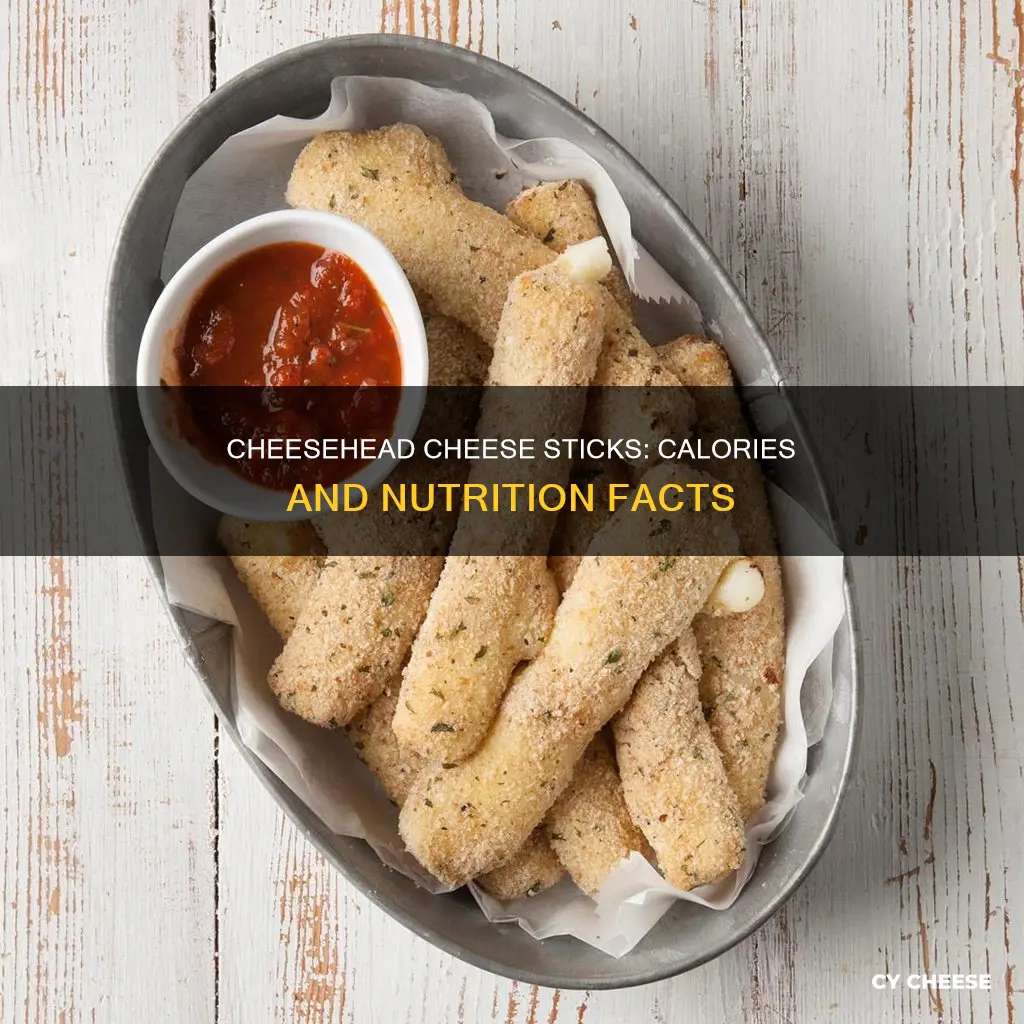 how many calories in 1 cheesehead cheese stick